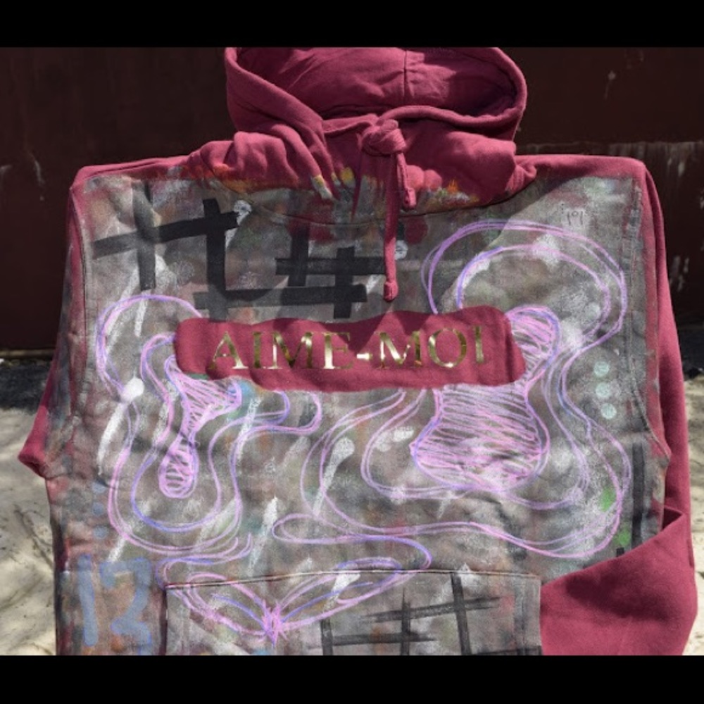 Sikes official x Aime-Moi one of one hoodie #13